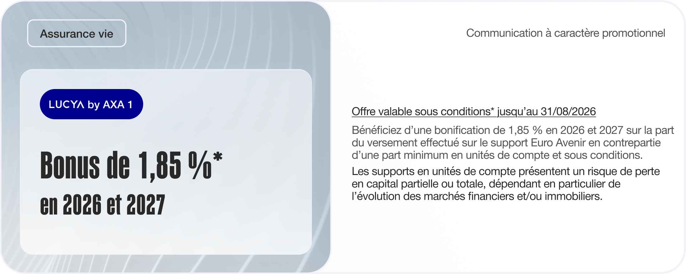 bannière bonus lucya by axa 1