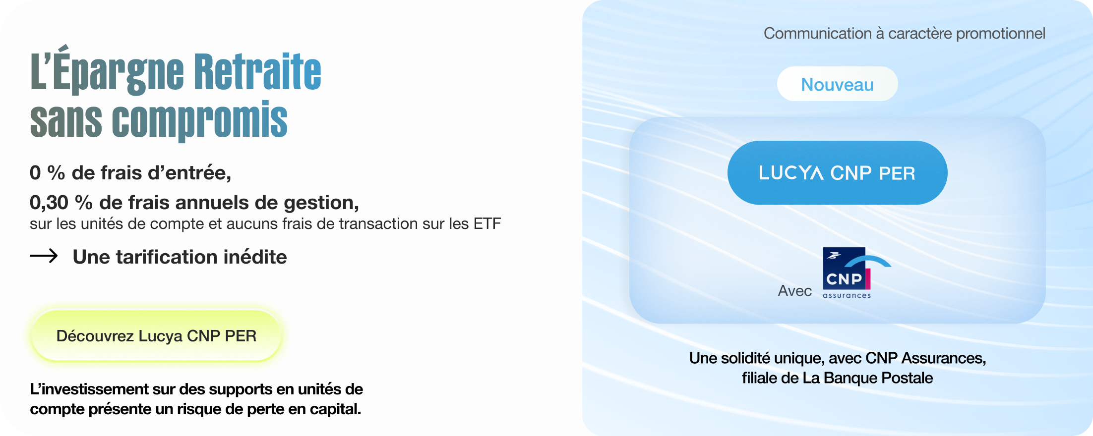 Plan Épargne Retraite Lucya CNP